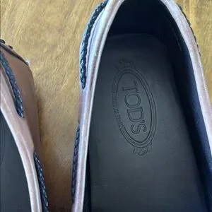 Tod\'s Brown driving Loafers with Moccasin Toe and Bow Detail Tod main image 4